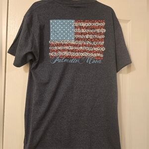 Ladies LG Palmetto Moon American Flag